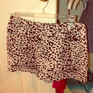 Leopard print shorts